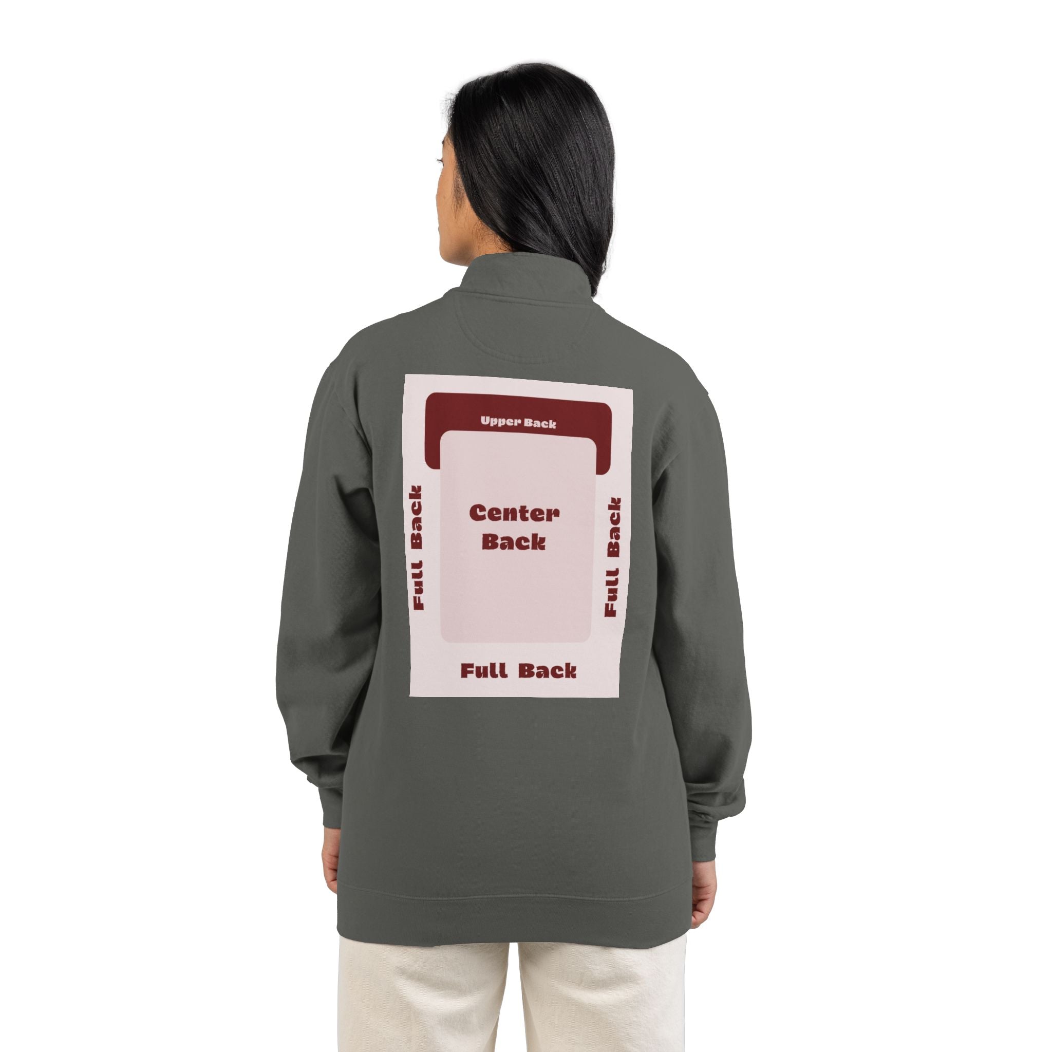 Customizable Comfort Colors 1580 Unisex Quarter Zip Sweatshirt