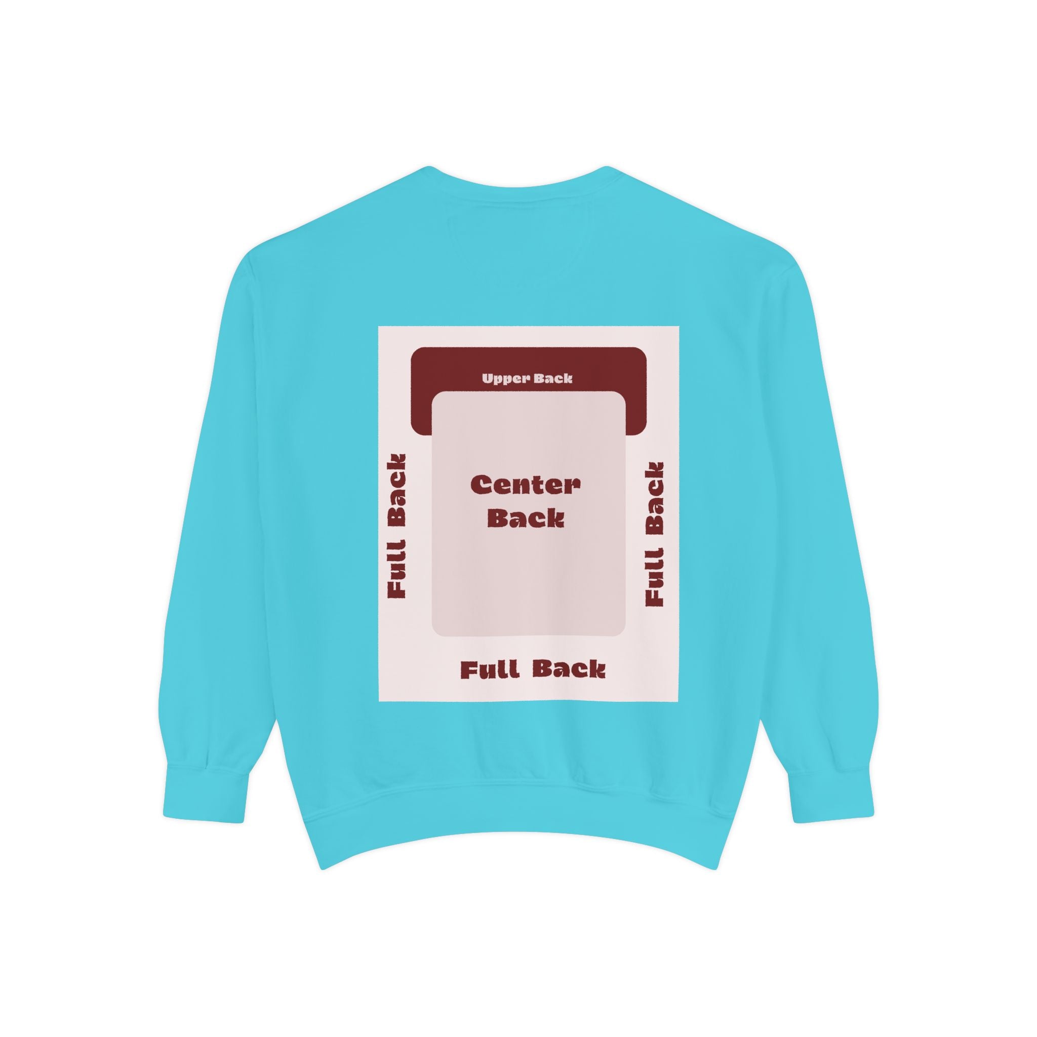 Customizable Comfort Colors 1566 Unisex Garment Dyed Sweatshirt DTG Custom Design