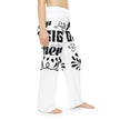 Customizable Womens Pajama Pants All Over Print Light Brushed Polyester