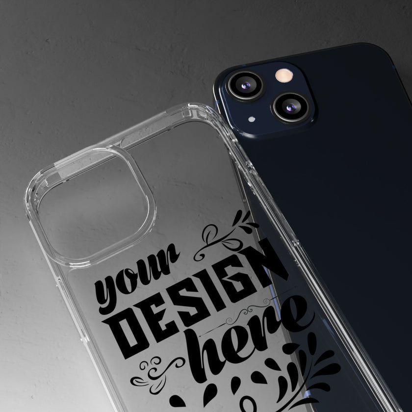 Customizable Clear Phone Case Slim Lightweight Scratch Resistant Protection