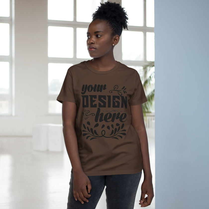 Customizable AS Colour 4001 Womens Maple Cotton T-Shirt