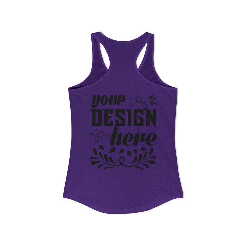 Customizable Next Level 1533 Womens Ideal Racerback Tank