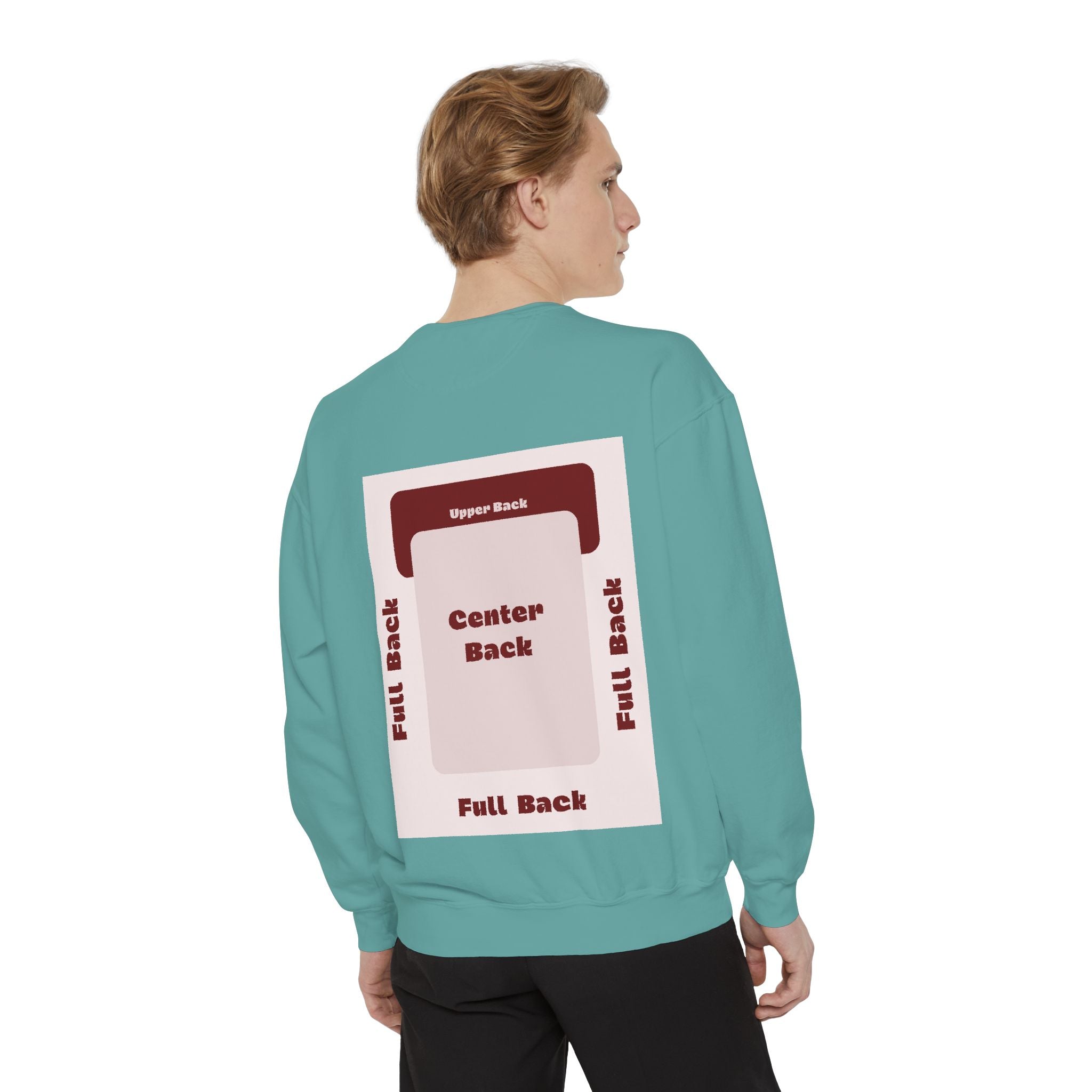 Customizable Comfort Colors 1566 Unisex Garment Dyed Sweatshirt DTG Custom Design