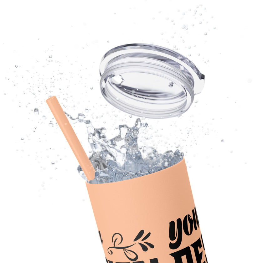 Customizable Maars 20oz Skinny Tumbler with Straw Stainless Steel