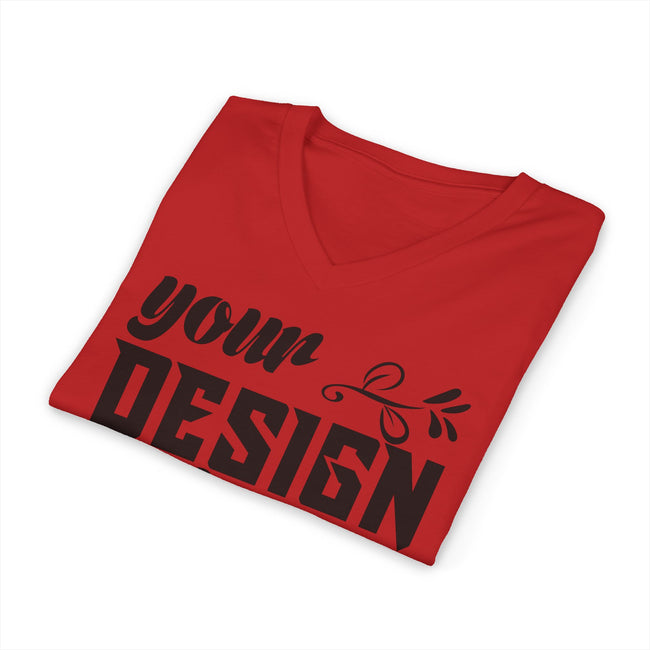 Customizable Bella+Canvas 3005 Unisex Jersey V-Neck Short Sleeve Tee