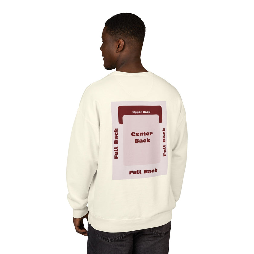 Customizable Hanes GDH400 Unisex Garment Dyed Crewneck Sweatshirt