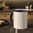 Customizable Glossy Ceramic Accent Mug 11oz and 15oz