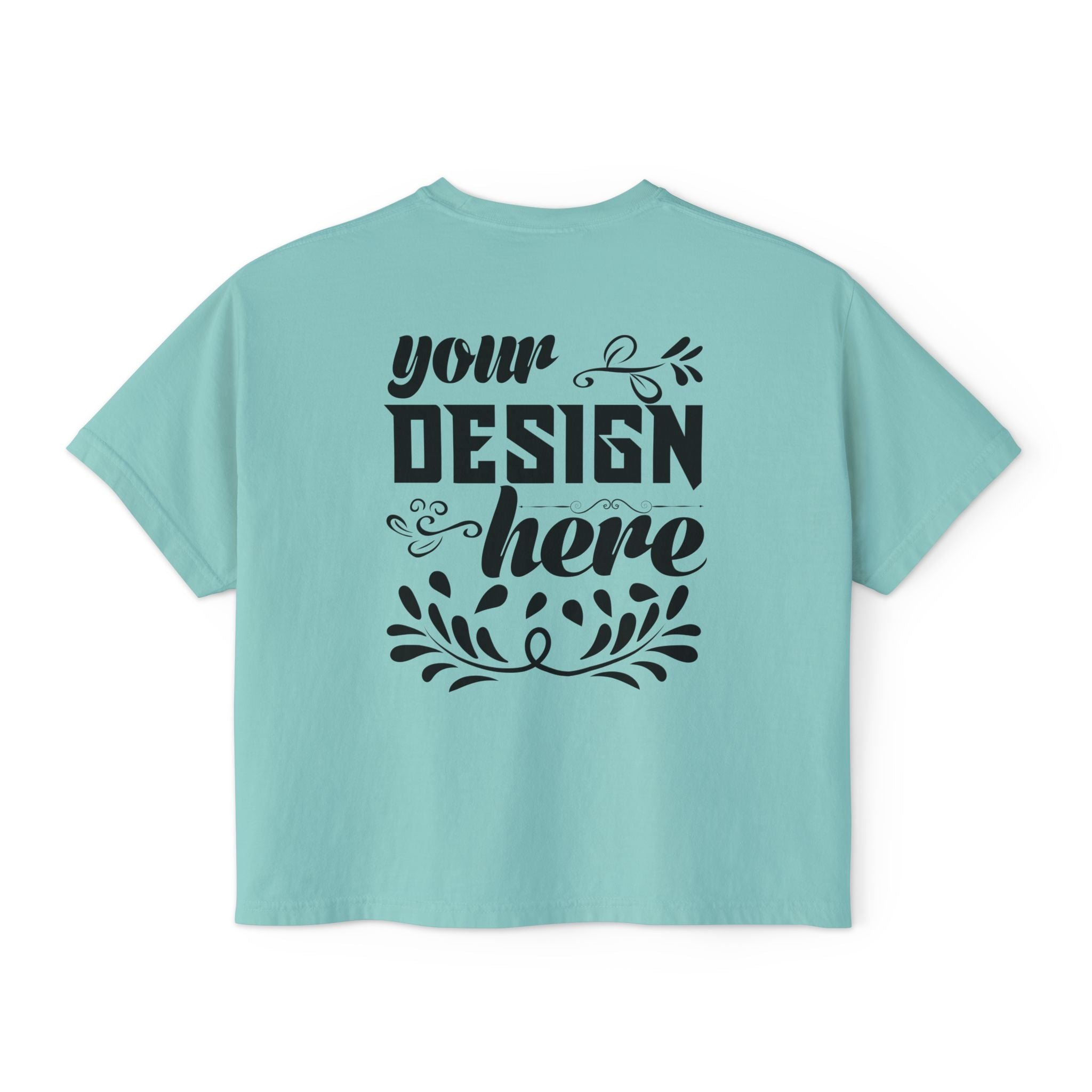 Customizable Comfort Colors 3023CL Womens Boxy Pigment Dyed T-Shirt