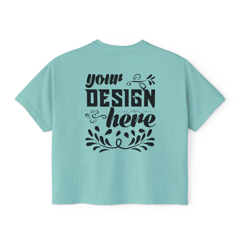 Customizable Comfort Colors 3023CL Womens Boxy Pigment Dyed T-Shirt