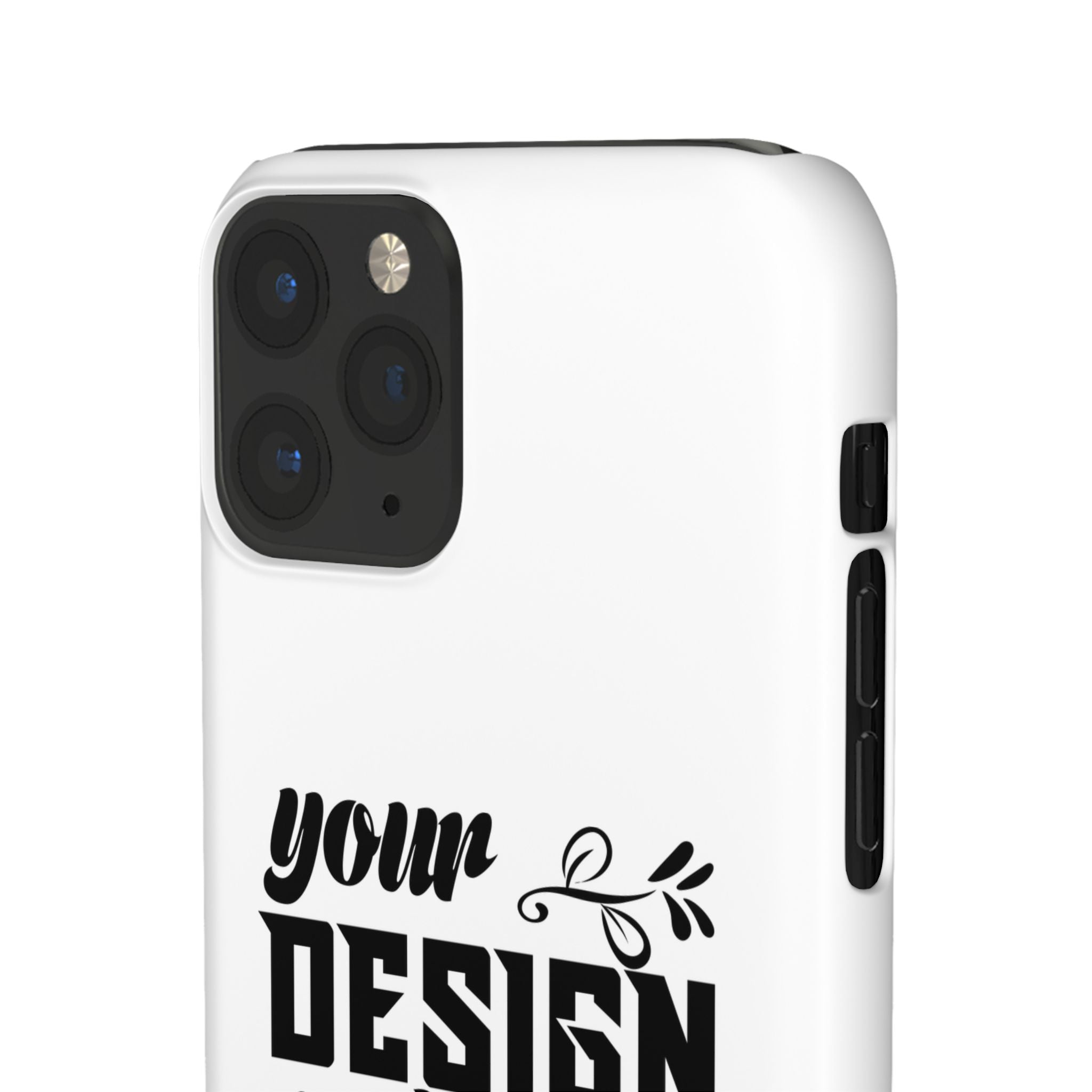 Customizable Snap Phone Case Slim Lightweight Polycarbonate Gloss Or Matte