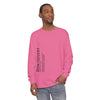 Comfort Colors 6014 Unisex  Long Sleeve T-Shirt | Booktrovert Graphic Print