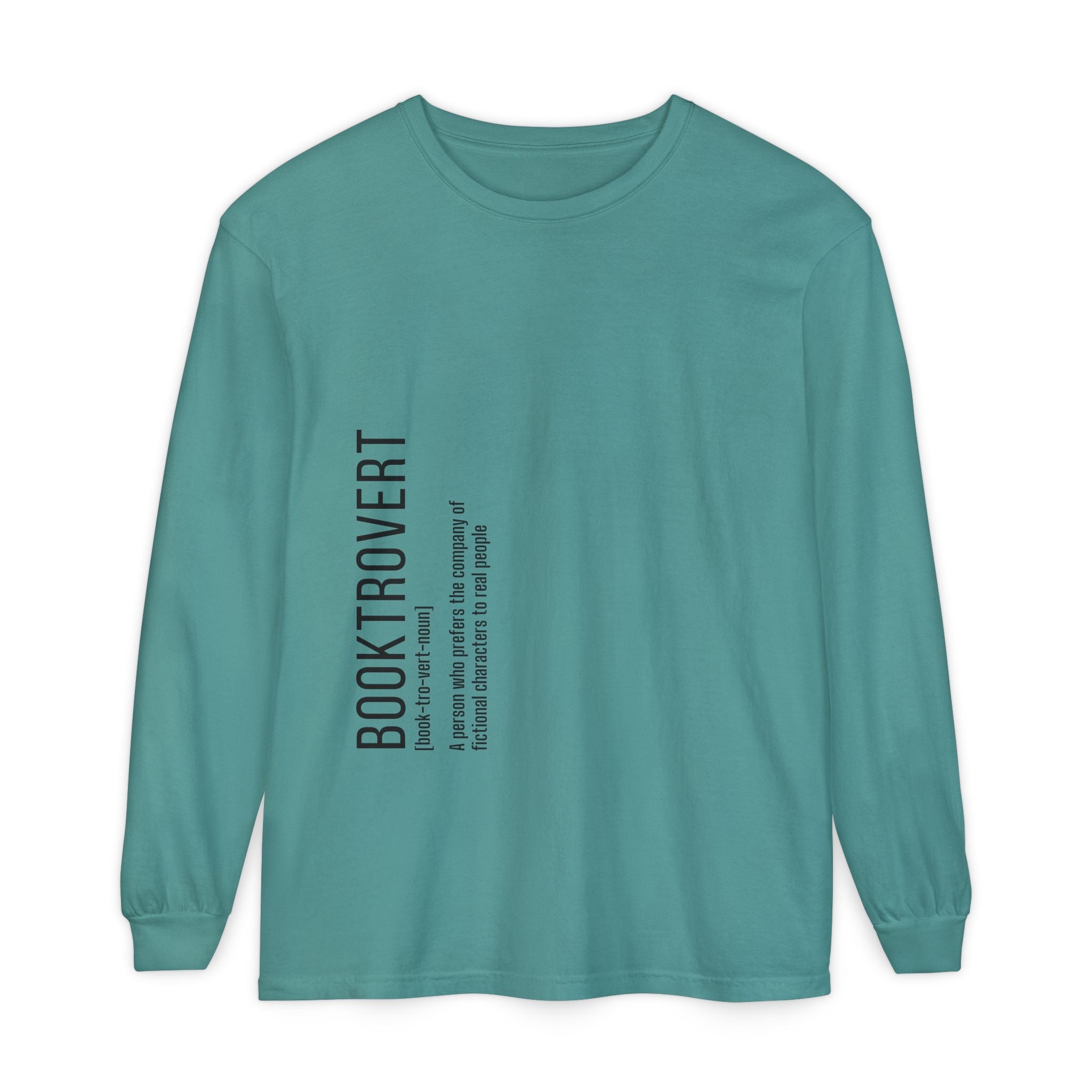 Comfort Colors 6014 Unisex  Long Sleeve T-Shirt | Booktrovert Graphic Print