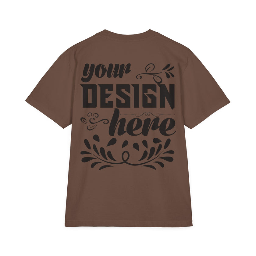 Customizable Shaka Wear SHGDD Unisex Garment Dyed Drop Shoulder T-Shirt