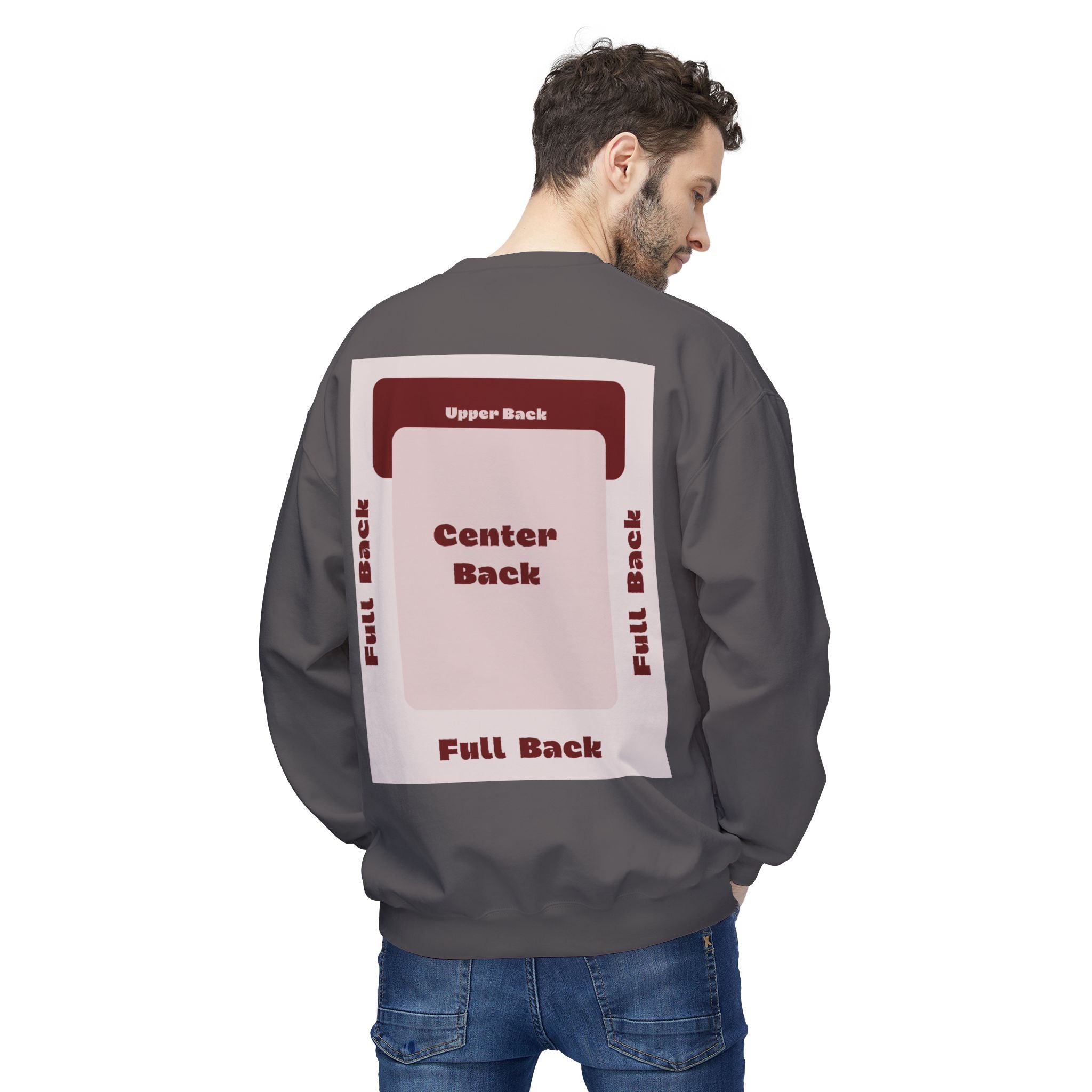 Customizable Gildan SF000 Unisex Midweight Crewneck Sweatshirt