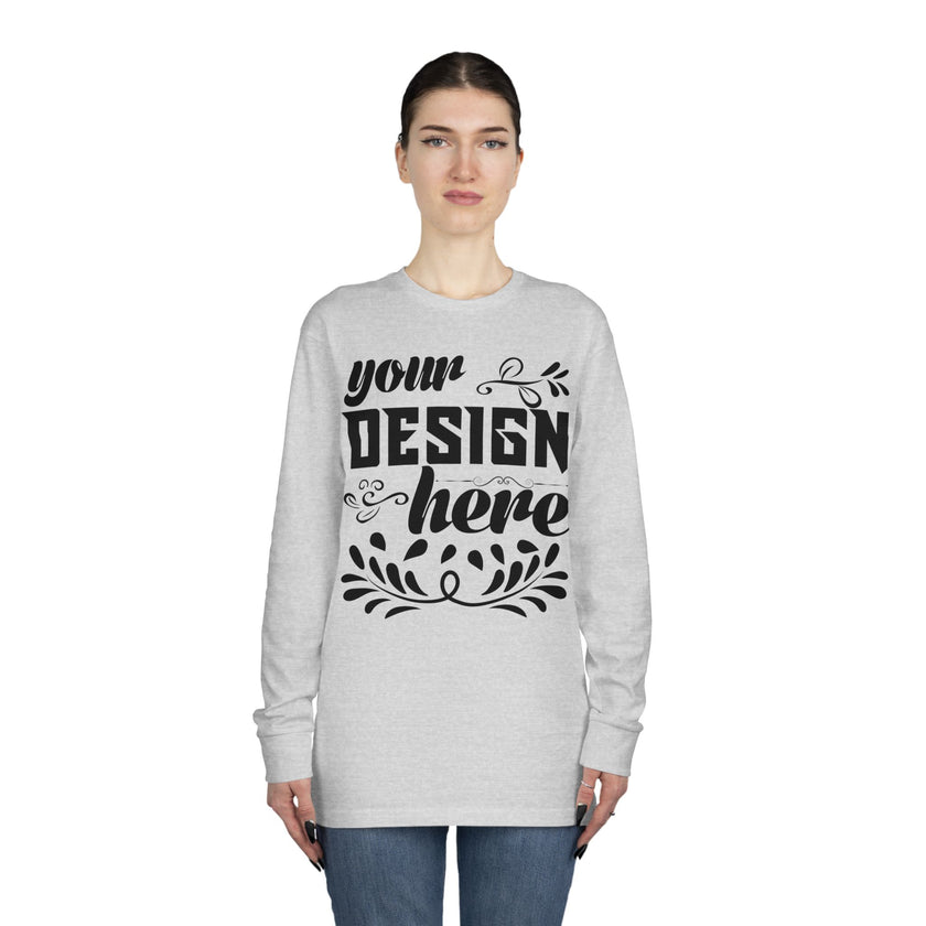 Customizable Lane Seven LS15009 Unisex Long Sleeve Crewneck Tee