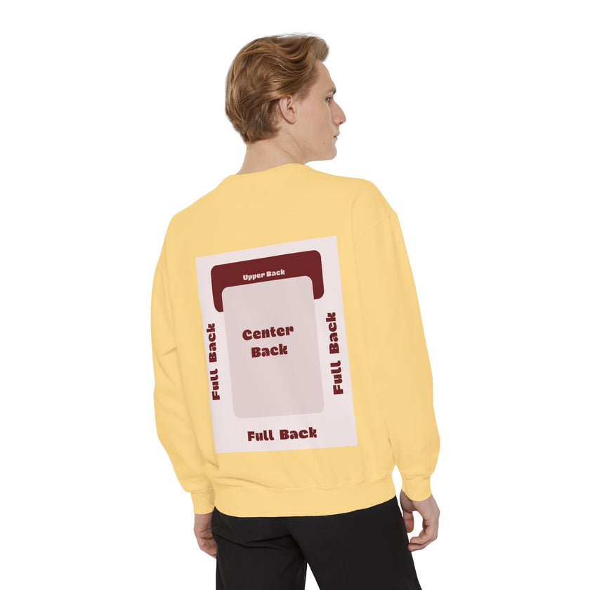 Customizable Comfort Colors 1566 Unisex Garment Dyed Sweatshirt DTG Custom Design