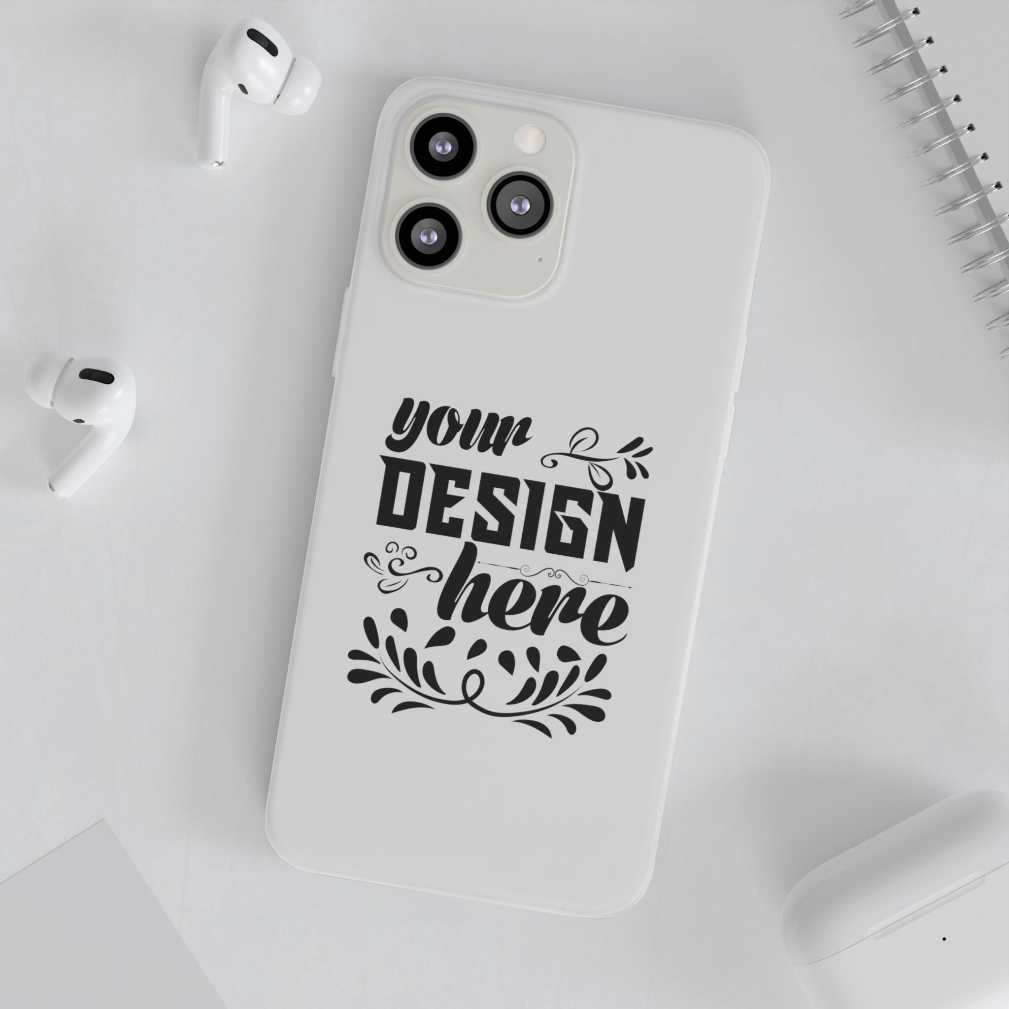 Customizable Flexi TPU Phone Case Slim Matte Protective Cover