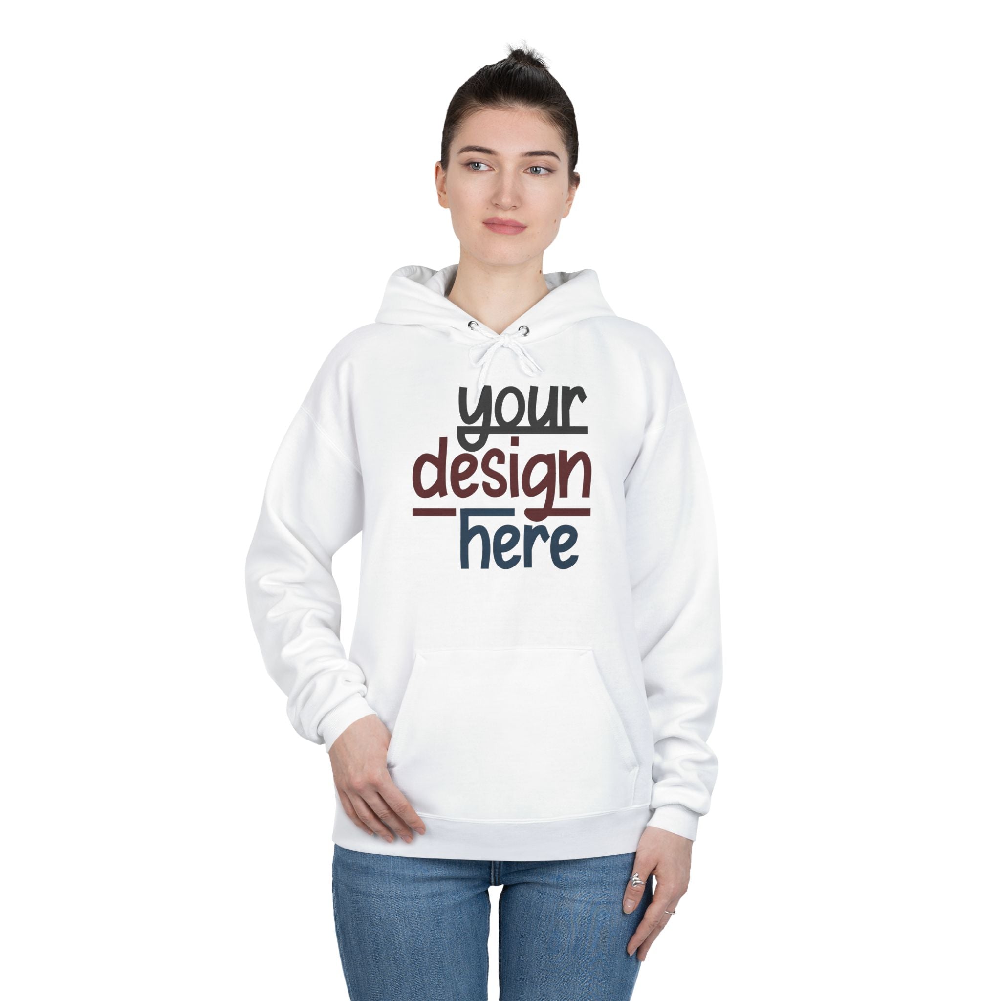 Customizable Hanes P170 EcoSmart Unisex Pullover Hoodie