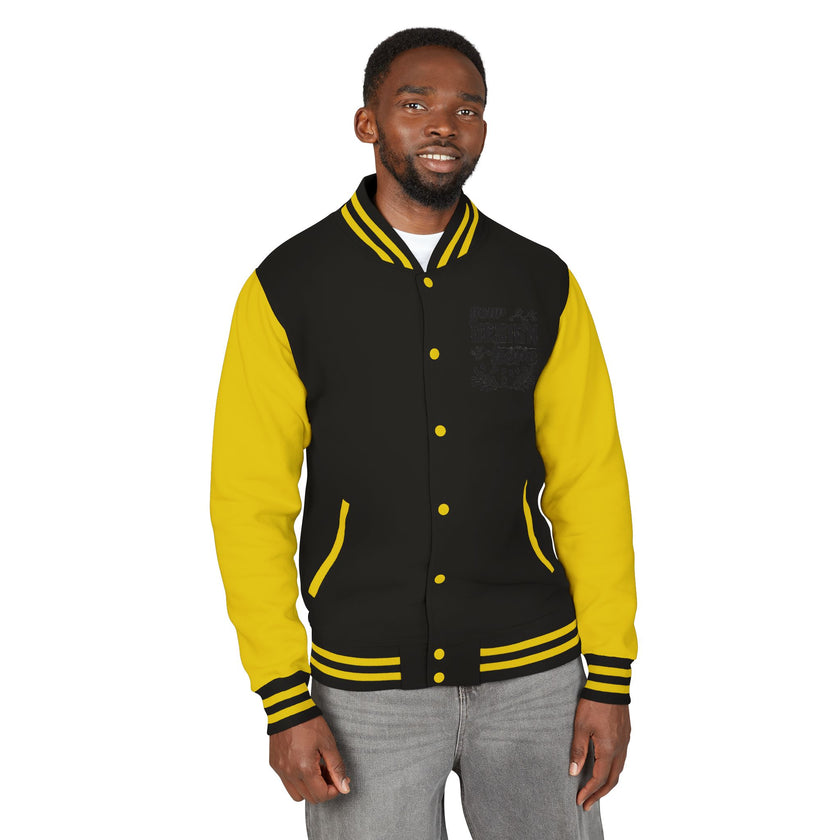 Customizable AWDis JH043 Unisex Heavyweight Letterman Jacket