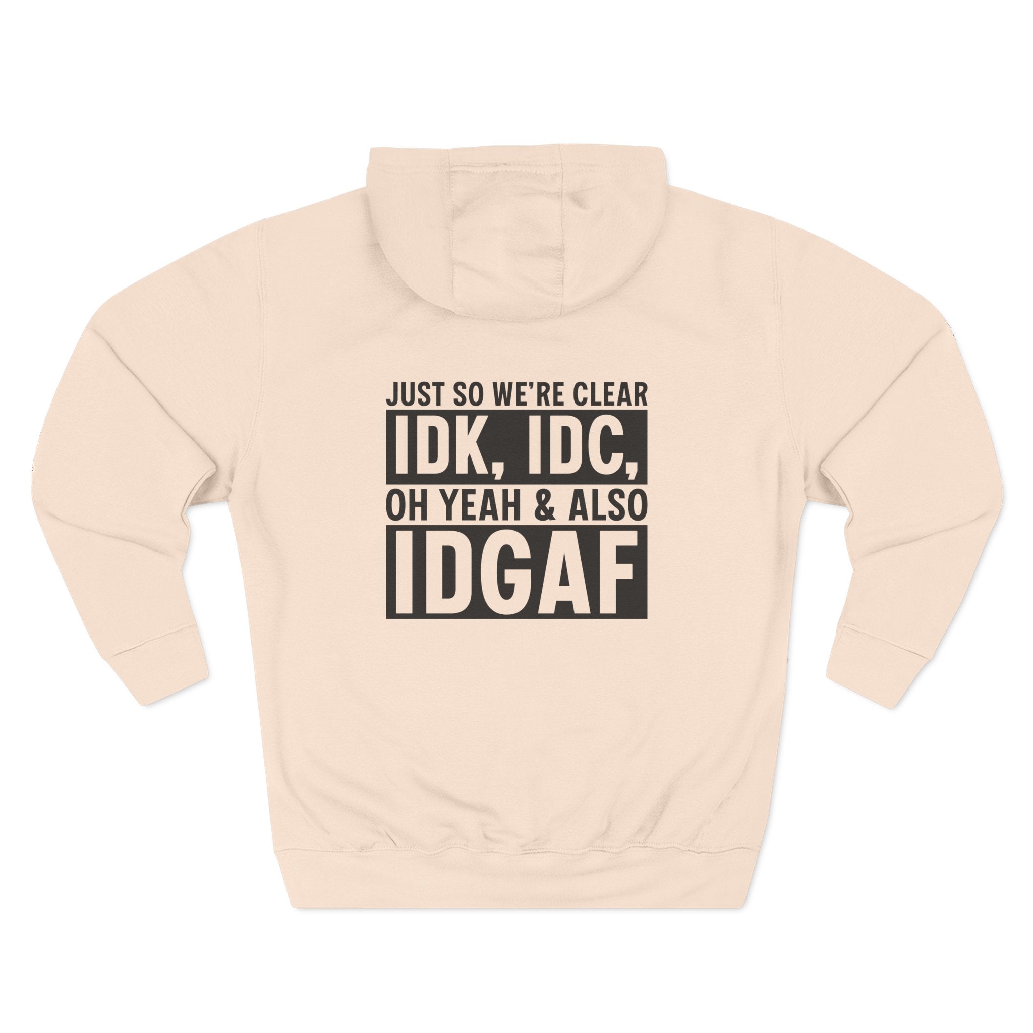 Lane Seven LS14001 Unisex Three Panel Fleece Hoodie  Graphic Print