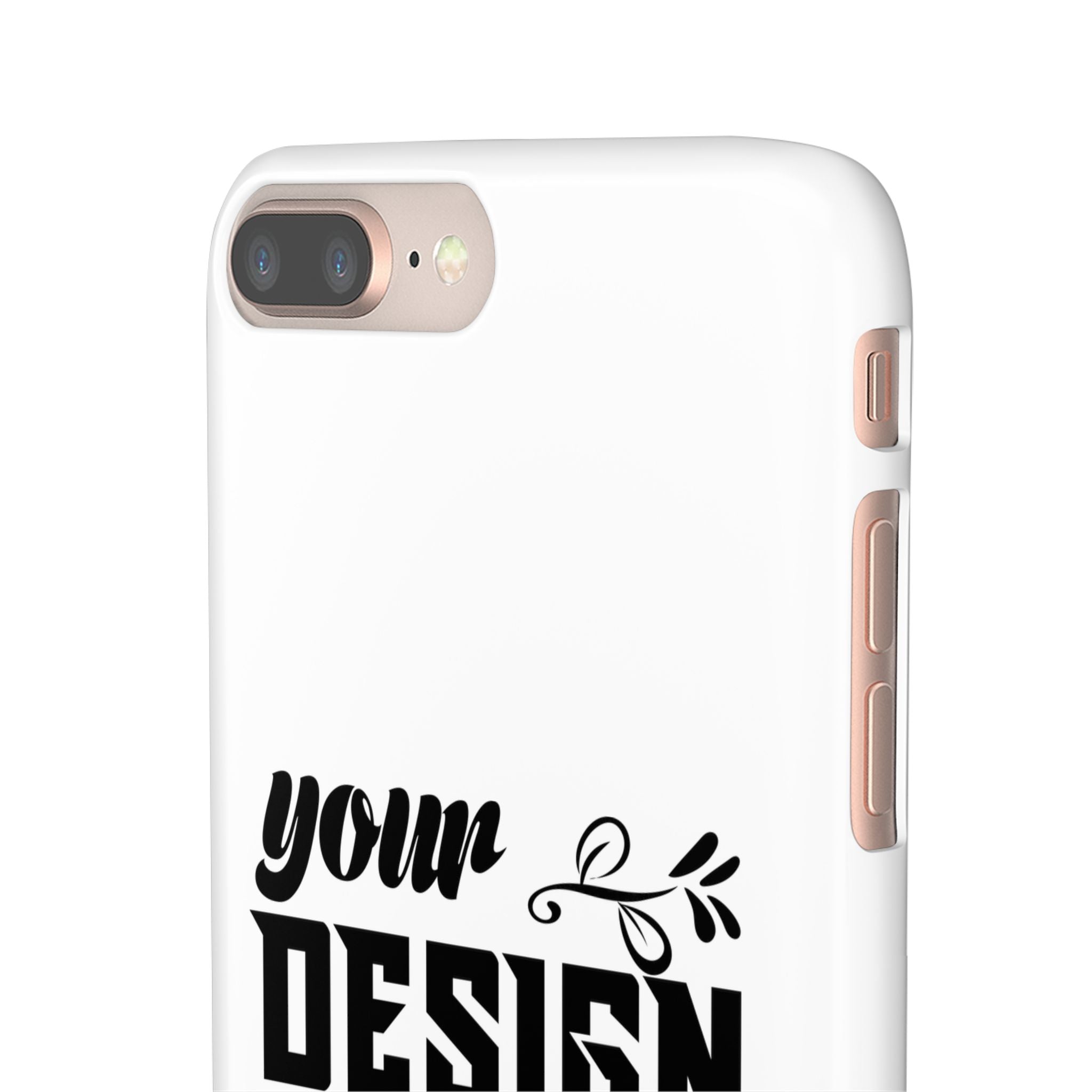Customizable Snap Phone Case Slim Lightweight Polycarbonate Gloss Or Matte