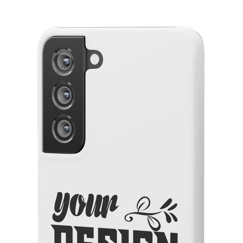 Customizable Snap Phone Case Slim Lightweight Polycarbonate Gloss Or Matte