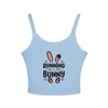 Bella+Canvas 1012 Spaghetti Strap Tank Top Running Bunny Graphic Print