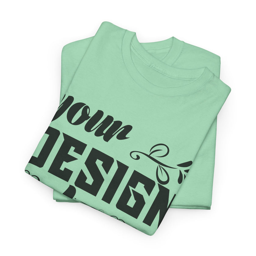 Customizable Gildan 5000 Unisex Heavy Cotton T-Shirt Classic Fit