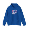 Gildan 18500 Unisex  Hooded Sweatshirt | Love Never Hurts Graphic Print