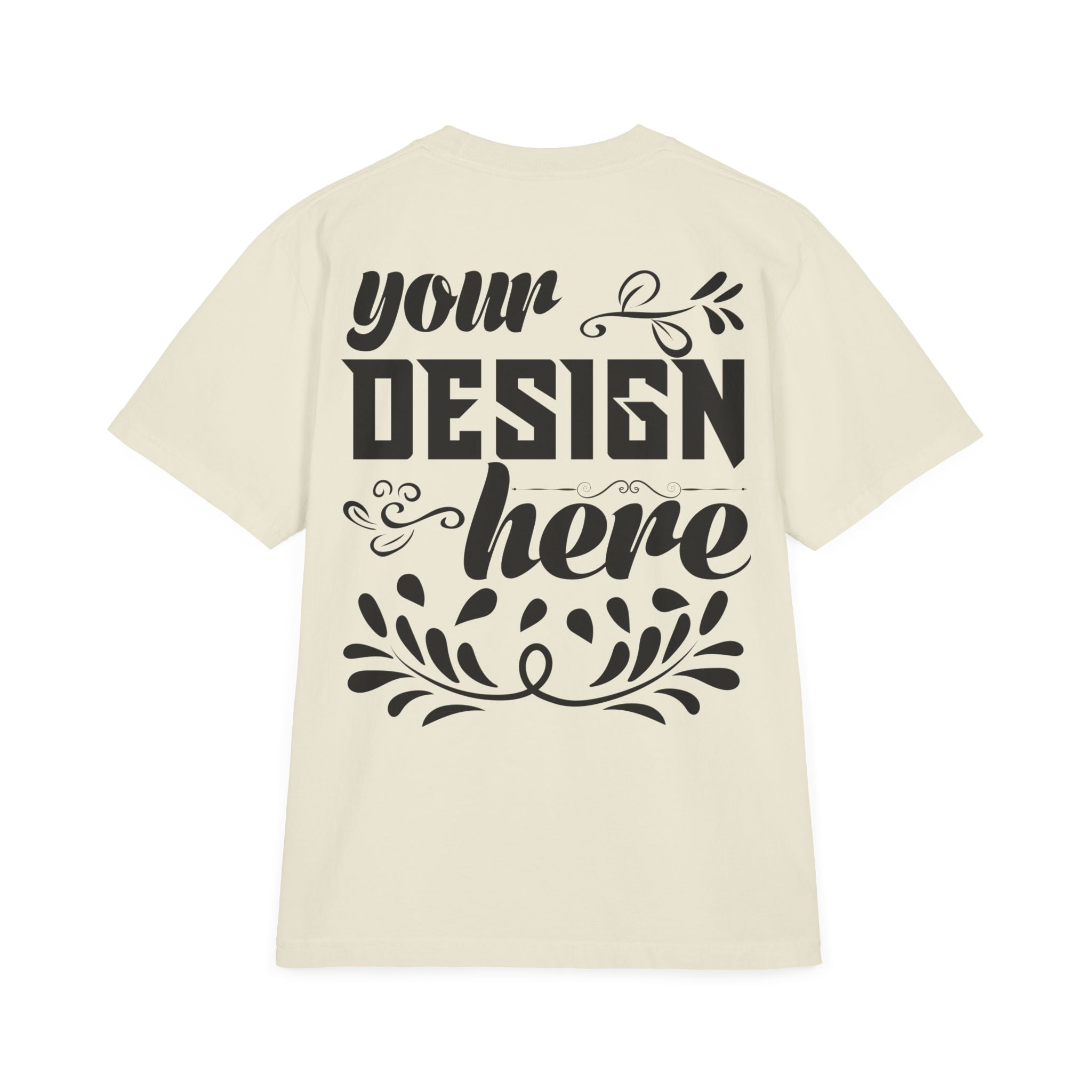 Customizable Shaka Wear SHGDD Unisex Garment Dyed Drop Shoulder T-Shirt