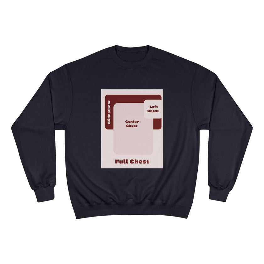 Customizable Champion S600 Crewneck Sweatshirt DTG Print