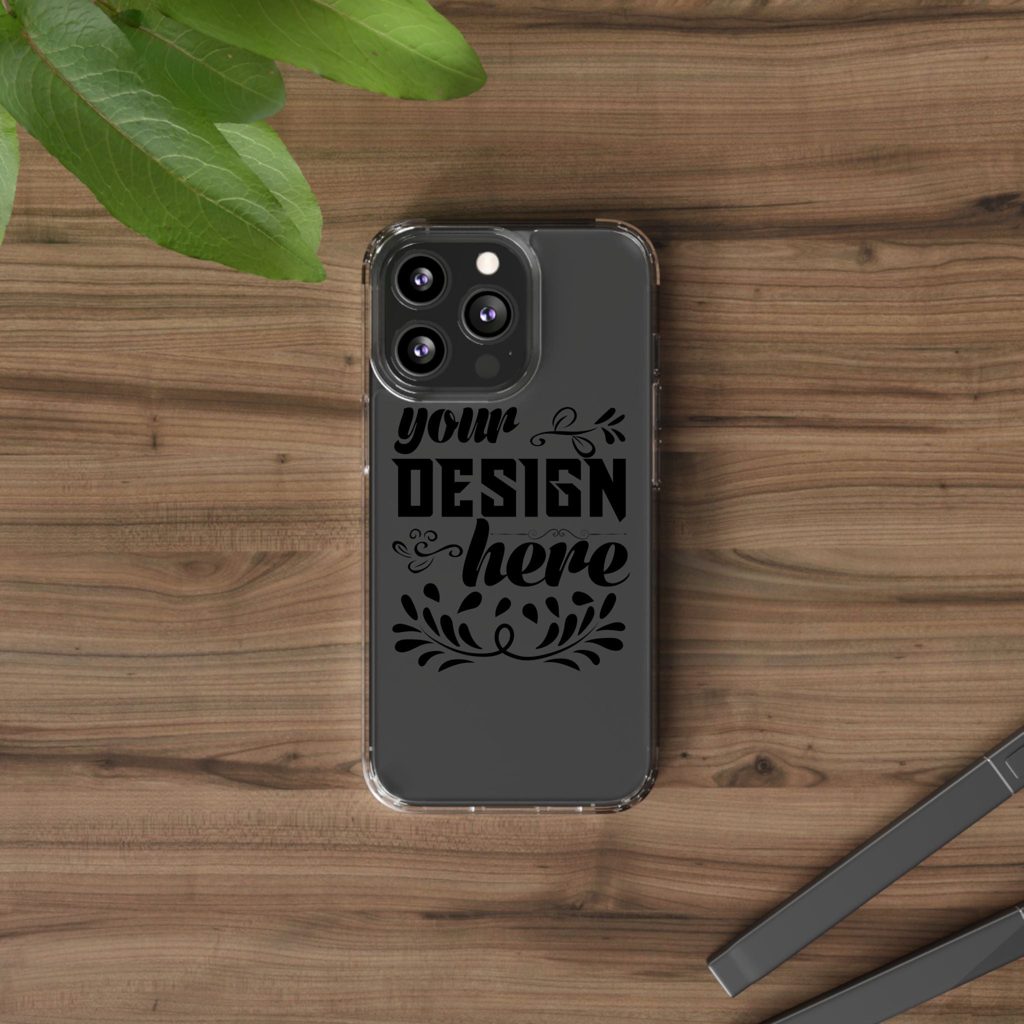 Customizable Clear Phone Case Slim Lightweight Scratch Resistant Protection