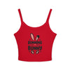 Bella+Canvas 1012 Spaghetti Strap Tank Top Running Bunny Graphic Print