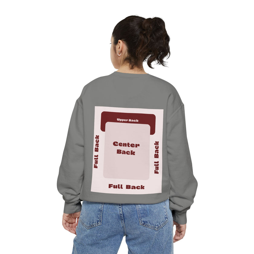 Customizable Comfort Colors 1566 Unisex Garment Dyed Sweatshirt DTG Custom Design