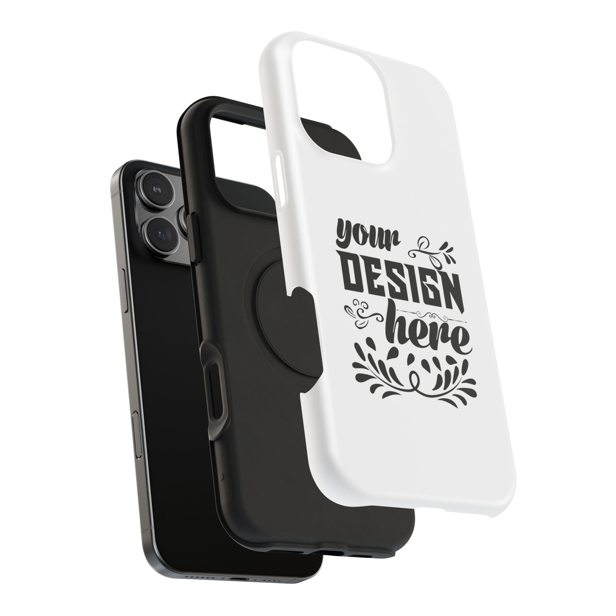 Customizable Impact Resistant Phone Case Dual Layer With Matte Or Glossy