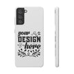 Customizable Snap Phone Case Slim Lightweight Polycarbonate Gloss Or Matte