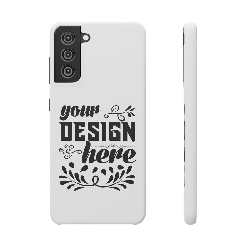 Customizable Snap Phone Case Slim Lightweight Polycarbonate Gloss Or Matte