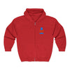 Gildan 18600 Unisex Full Zip Hoodie | Super Daddy Embroidery