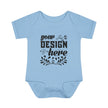 Customizable Infant Baby Rib Bodysuit Rabbit Skins 4400 Unisex
