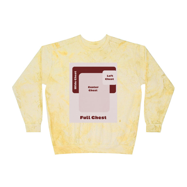 Customizable Comfort Colors 1545 Unisex Color Blast Crewneck Sweatshirt