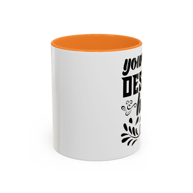 Customizable Glossy Ceramic Accent Mug 11oz and 15oz