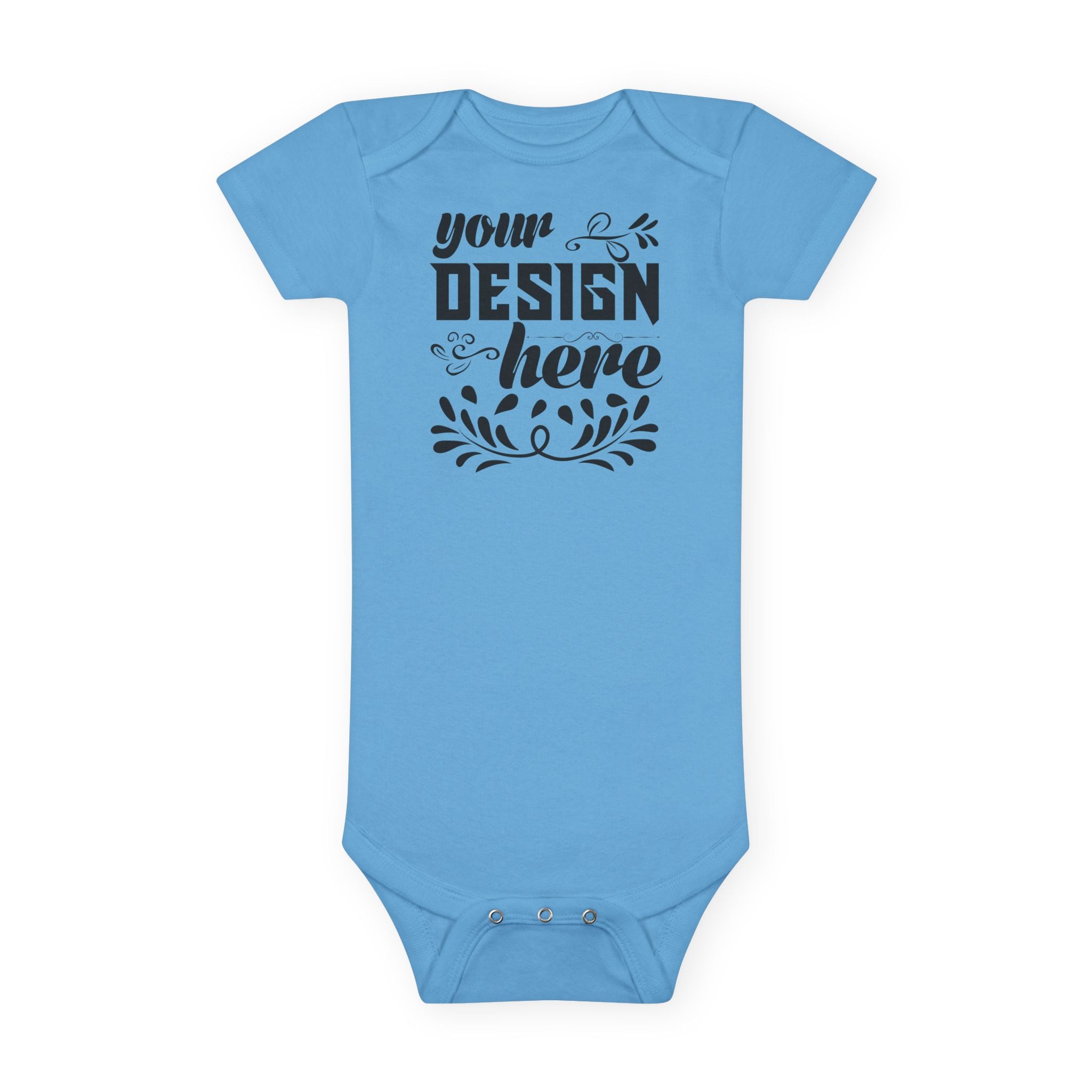 Customizable Gerber Childrenswear 6516A Baby Short Sleeve Onesie