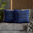 Customizable Spun Polyester Square Pillowcase Double-Sided Print Cover