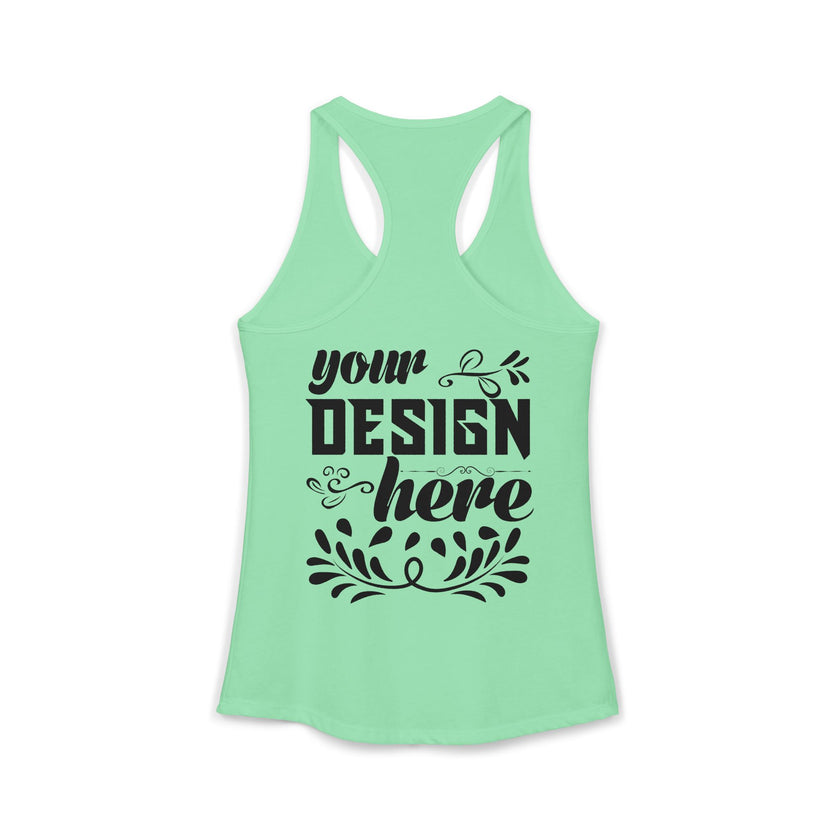 Customizable Next Level 1533 Womens Ideal Racerback Tank