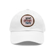 Customizable ValuCap VC300A Dad Hat with Round PU Leather Patch Front