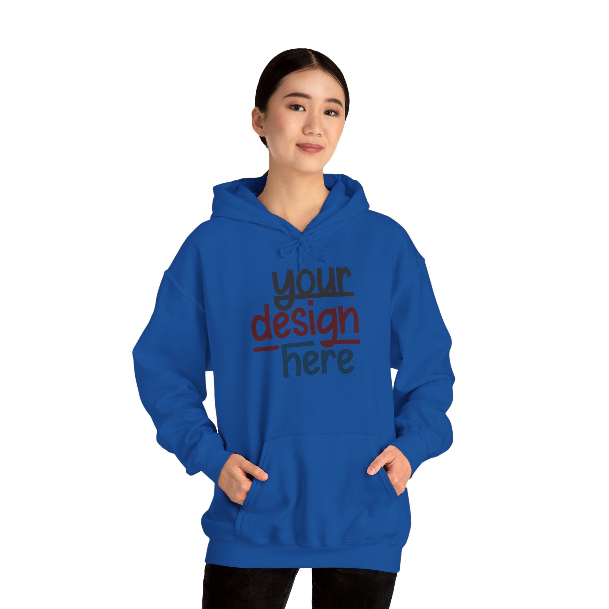 Customizable Gildan 18500 Unisex Heavy Blend Hooded Sweatshirt