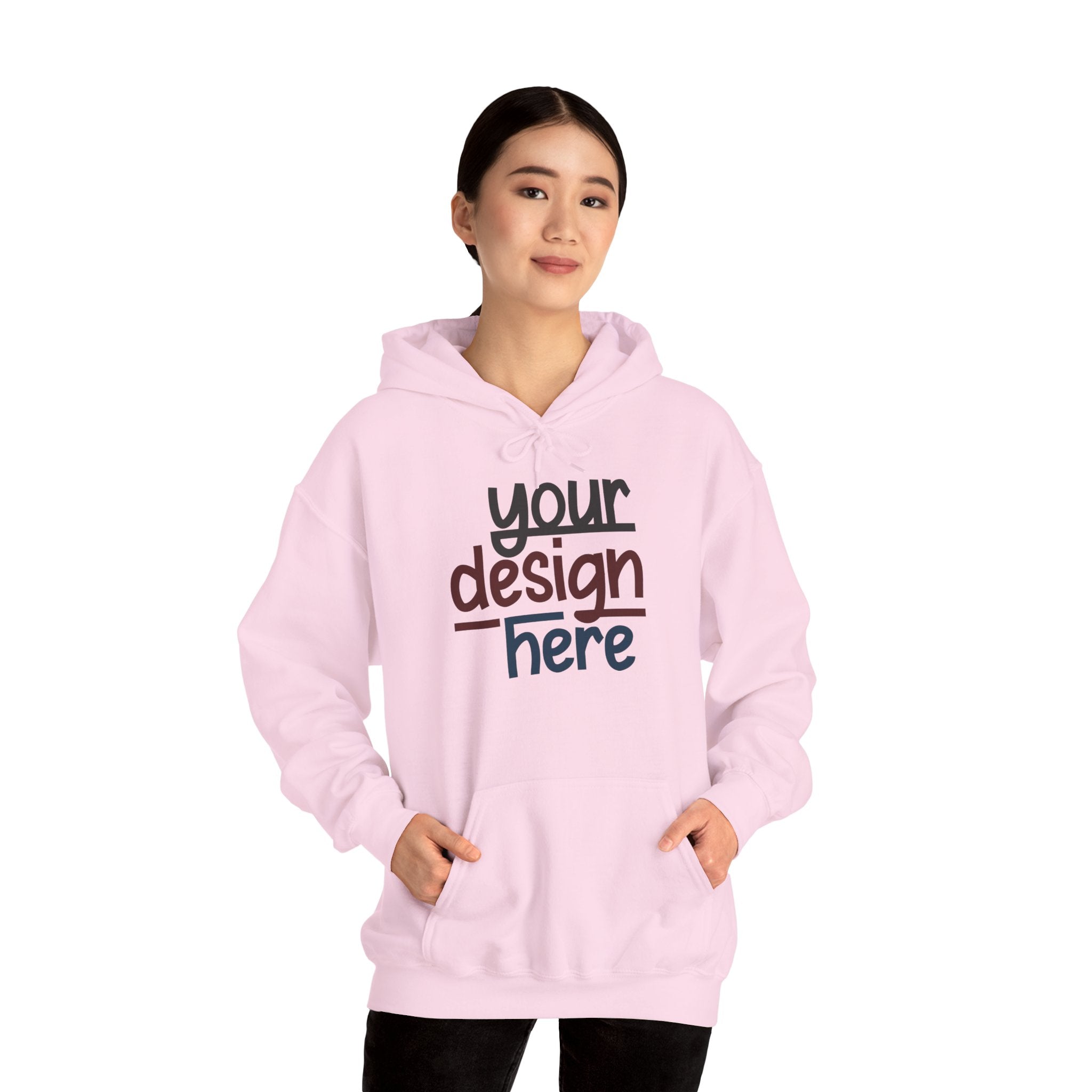 Customizable Gildan 18500 Unisex Heavy Blend Hooded Sweatshirt