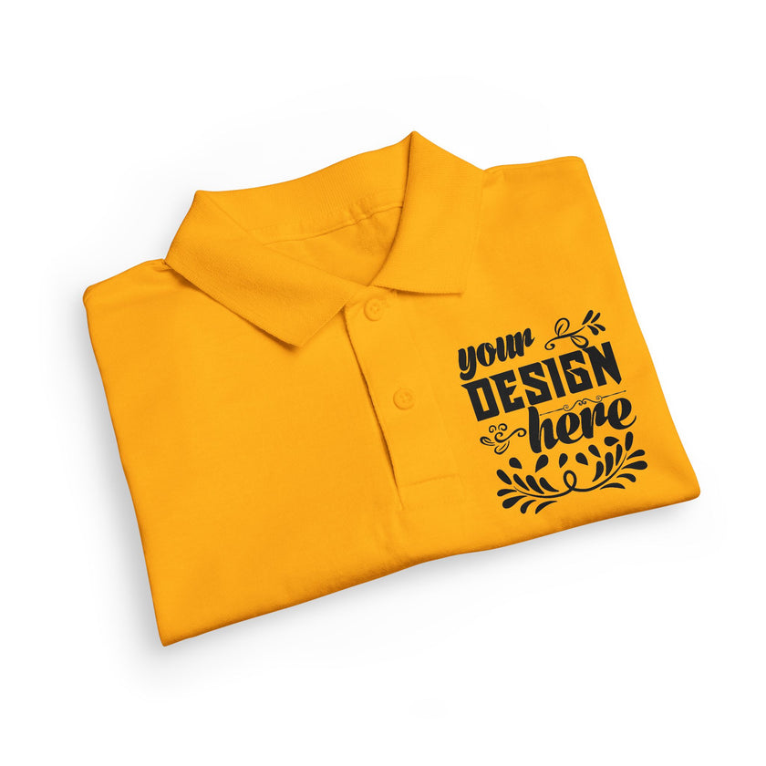 Customizable Gildan 8800B Youth DryBlend Jersey Polo Shirt