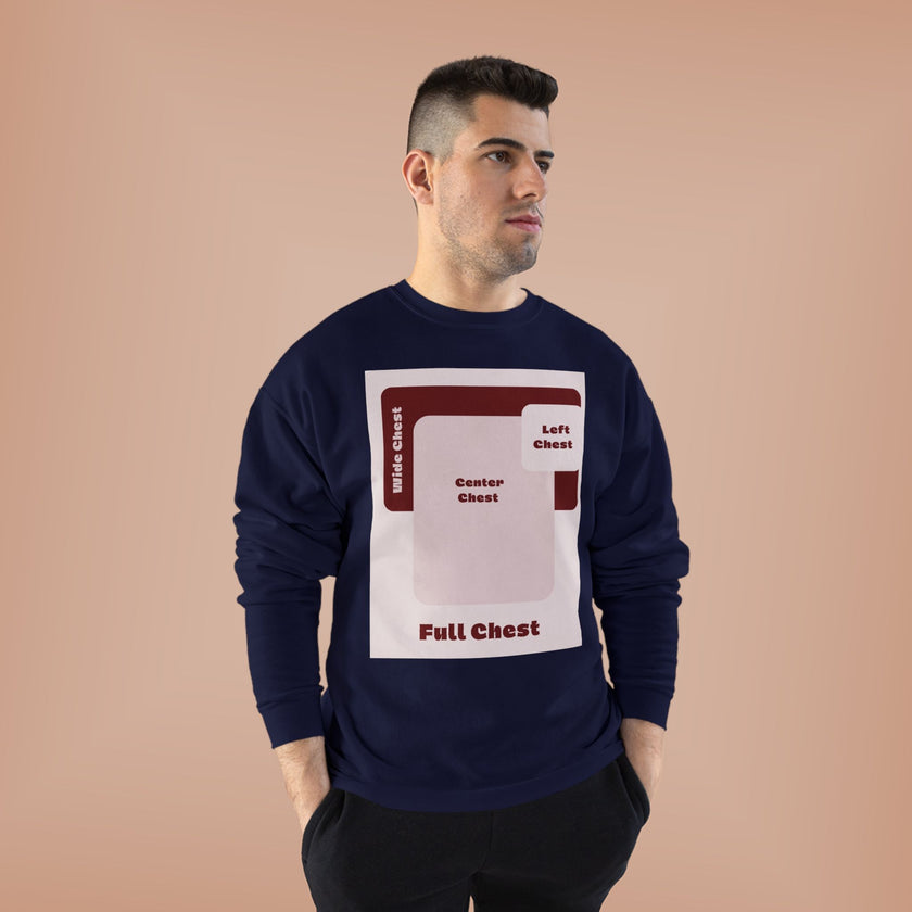 Customizable Unisex Hanes P160 EcoSmart  Crewneck Sweatshirt