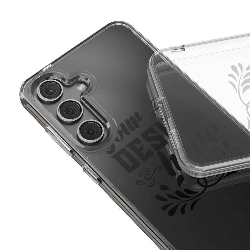 Customizable Clear Impact Resistant Phone Case With TPU Sides Wireless Ready